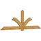 Ekena Millwork Redmond Rough Sawn Timber Gable Bracket, Western Red Cedar, 108"W x 36"H x 2"D x 6"F, 8/12 Pitch GBW108X36X0206RED00RWR - alternate 2